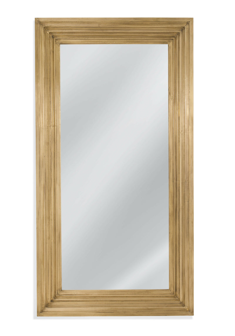 Queenie - Floor Mirror - Brass - Floor Mirrors - Grand Furniture GA