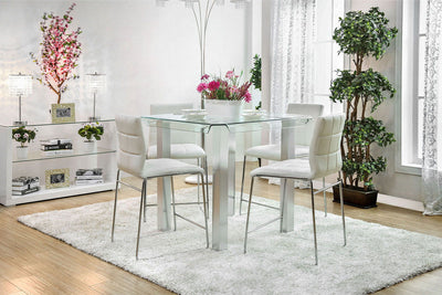 Richfield - Counter Height Table - Silver - Grand Furniture GA