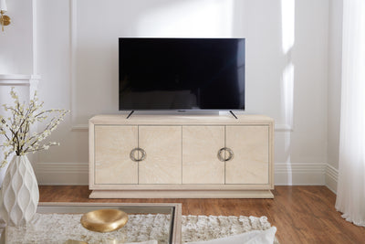 Nouveau Chic - Entertainment Console - Light Brown