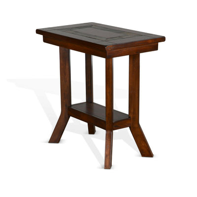 Santa Fe - Chair Side Table - Dark Chocolate.