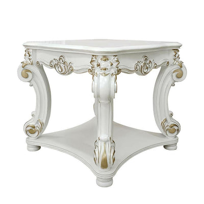 Vendom - End Table - Antique Pearl Finish - Grand Furniture GA