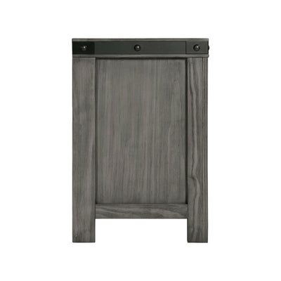 Wade - 2-Drawer Nightstand - Black Finish - Accent Nightstands - Grand Furniture GA