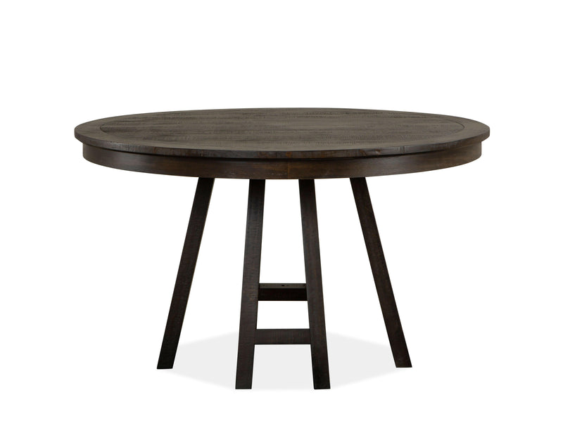 Westley Falls - Round Dining Table - Graphite.