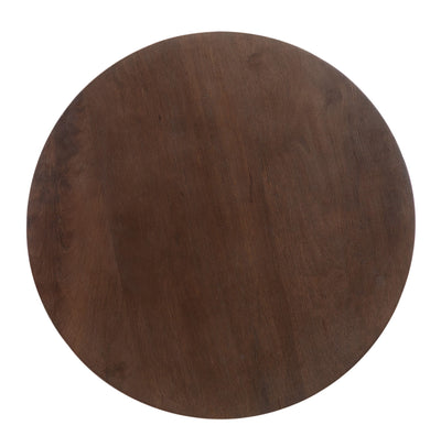 Melange - Claire Accent Table - Dark Brown