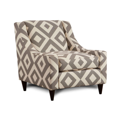 Parker - Chair - Gray / Pattern Fabric - Grand Furniture GA