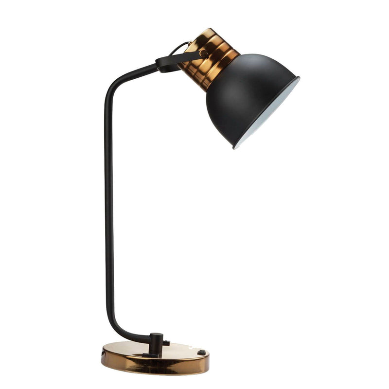 Urien - Table Lamp - Black / Antique Gold