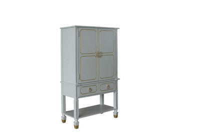House - Marchese Cabinet - Pearl Gray Finish - Grand Furniture GA