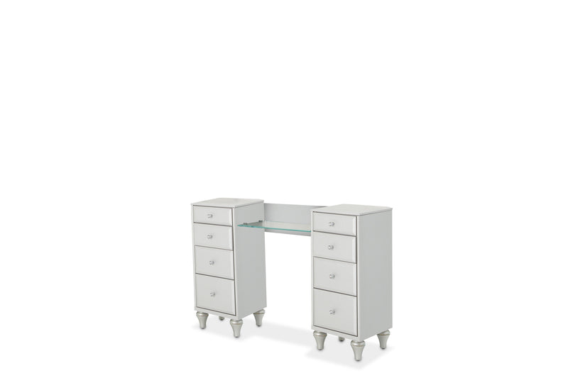 Melrose Plaza - Upholstered Vanity, Mirror