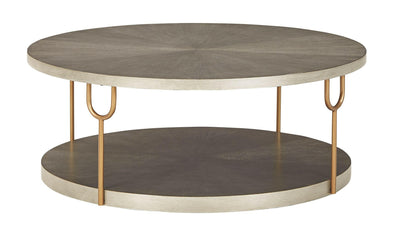 Ranoka - Platinum - Round Cocktail Table.