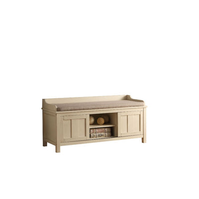 Rosio - Bench - Fabric & Cream - Grand Furniture GA
