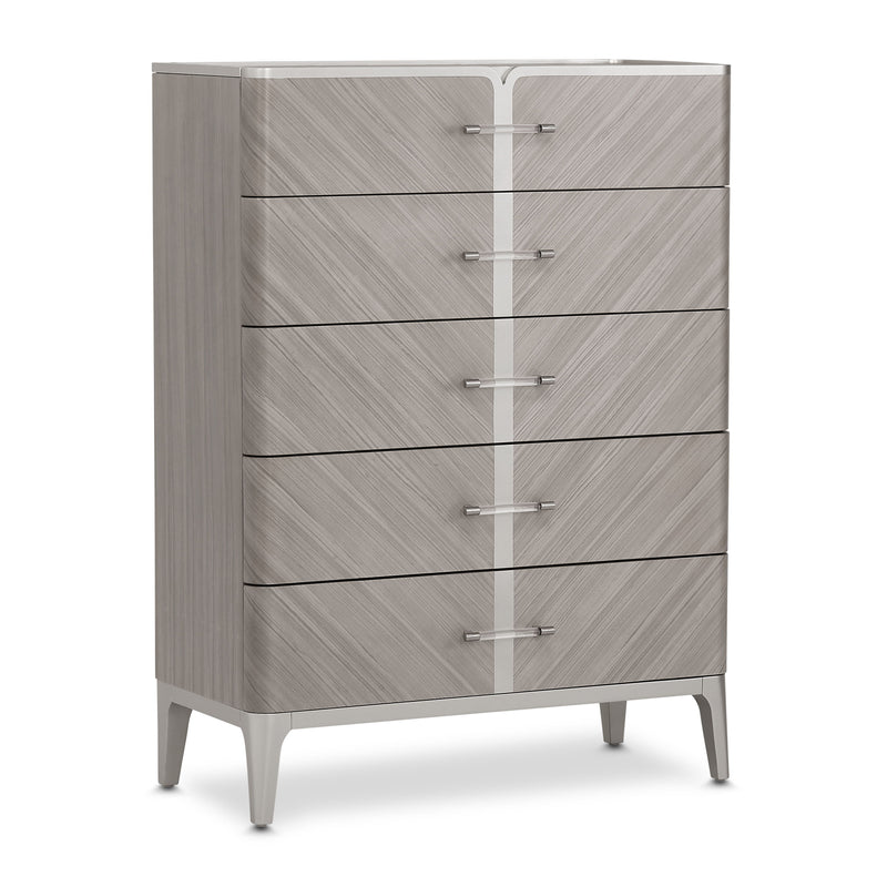 Lanterna - Highboy Chest - Silver Mist