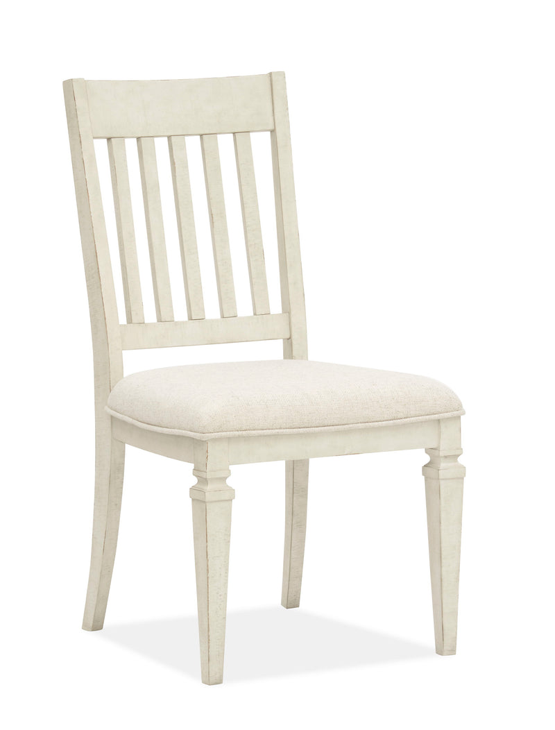 Newport - Dining Side Chair With Upholstered Seat (Set of 2) - Alabaster