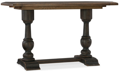 Hill Country - Balcones 60" Friendship Table With 2-12" Leaves.