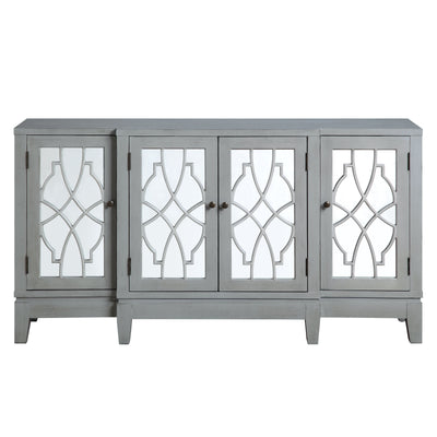 Magdi - Accent Table - Antique Gray Finish - Grand Furniture GA