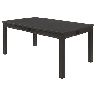 Marbrisa - Rectangular Wood Dining Table - Matte Black