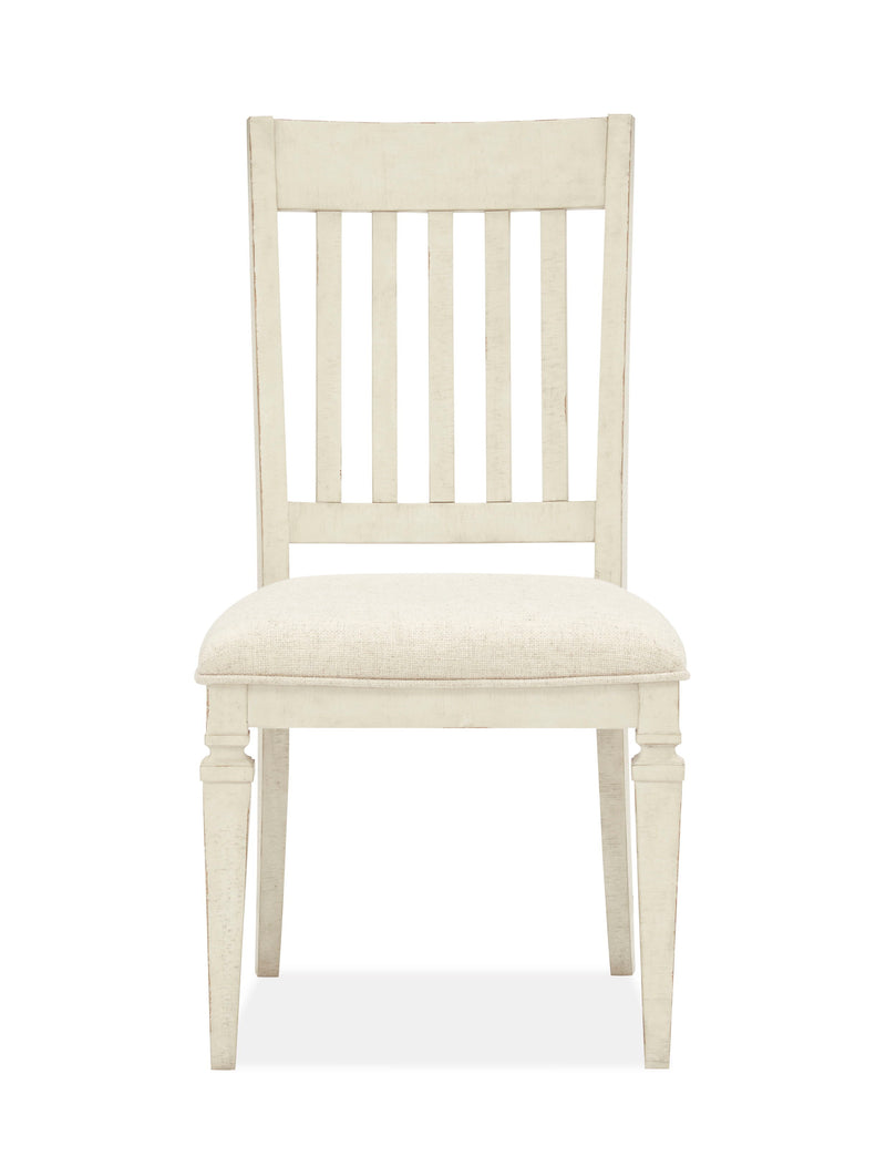 Newport - Dining Side Chair With Upholstered Seat (Set of 2) - Alabaster