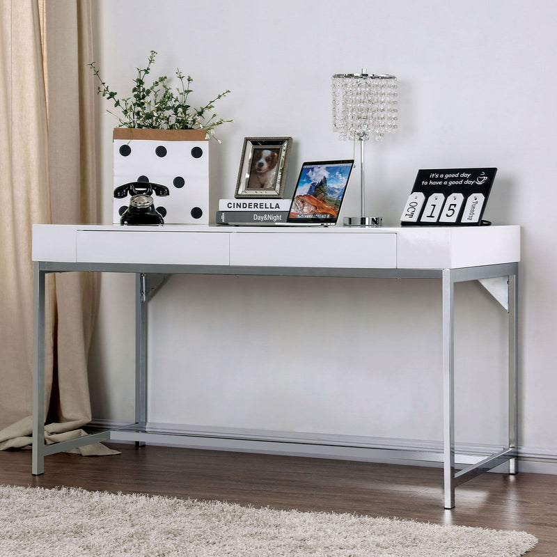 Loke - Computer Desk - White - Grand Furniture GA