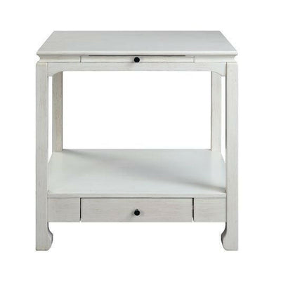 Seatlas - Accent Table - Antique White Finish - Grand Furniture GA