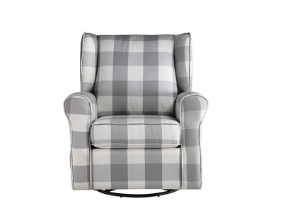Patli - Swivel Chair - Gray Fabric.