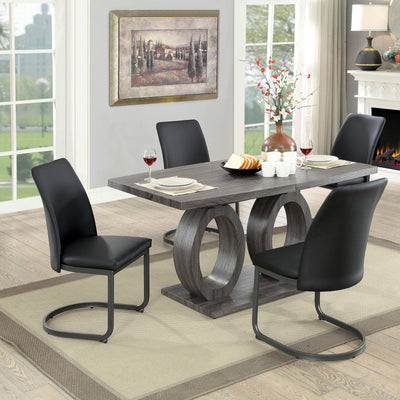 Saskia - Dining Table - Gray - Grand Furniture GA