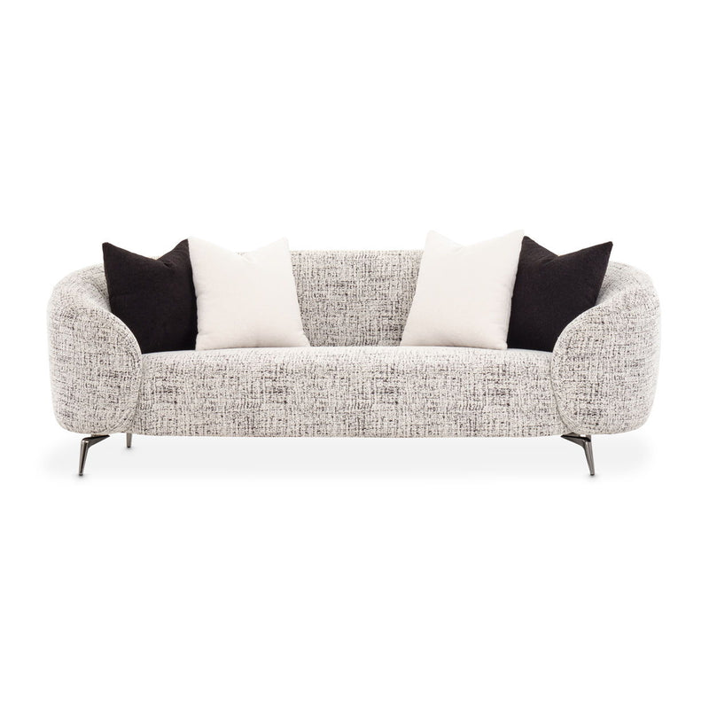 Noir Boucle - Sofa - Cookie/Black Nickel