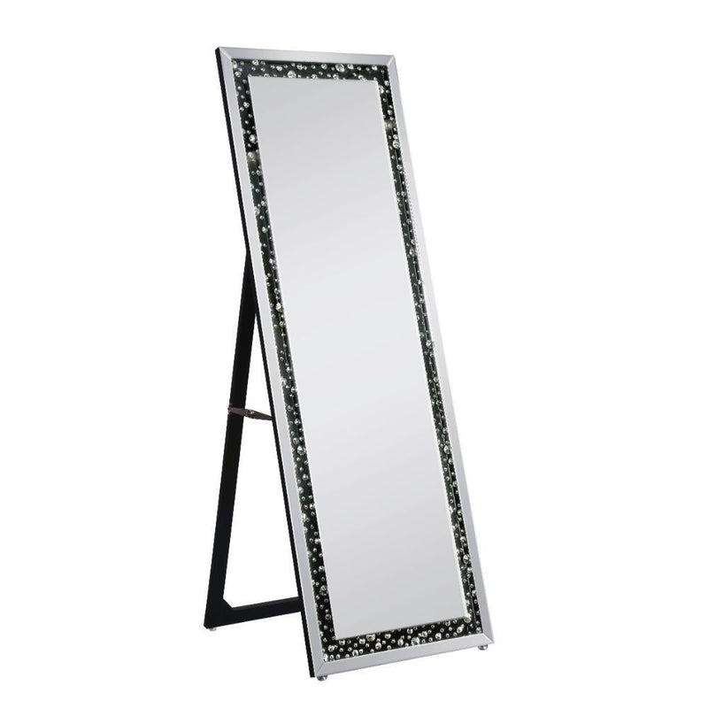 Noor - Accent Mirror - Mirrored & Faux Gemstones - Grand Furniture GA