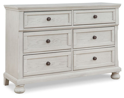 Robbinsdale - Antique White - Dresser - 6 Drawers.