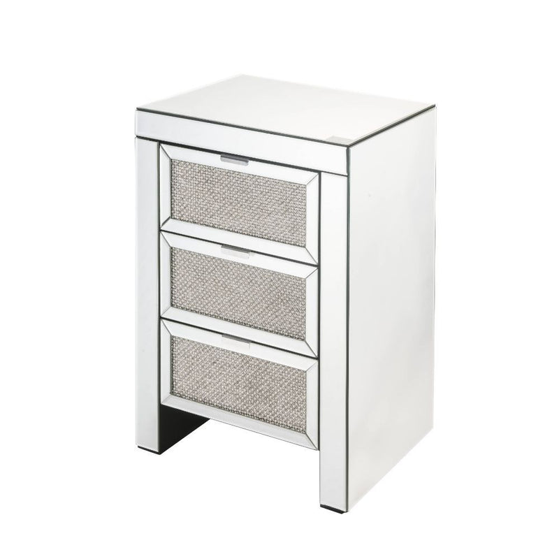 Lavina - Accent Table - Mirrored & Faux Diamonds - Grand Furniture GA