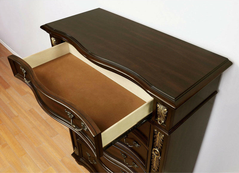 Theodor - Chest - Brown Cherry - Grand Furniture GA