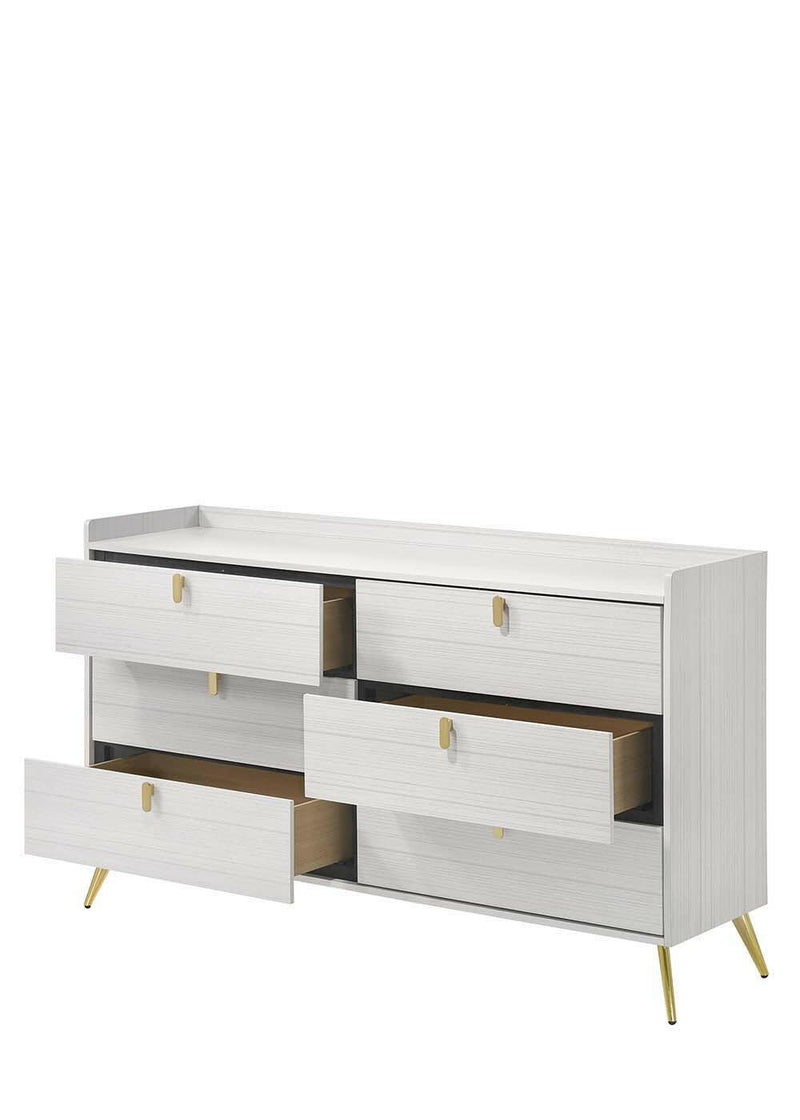 Zeena - Dresser - White Finish - Grand Furniture GA