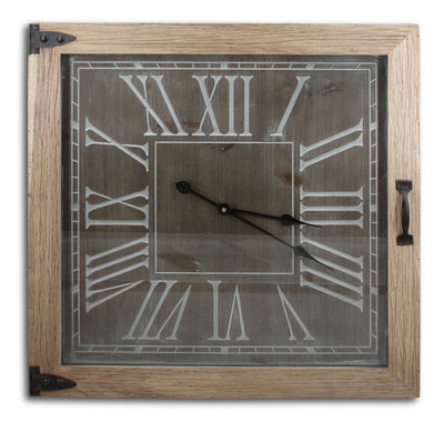 Wood Wall Clock 28 X 28.