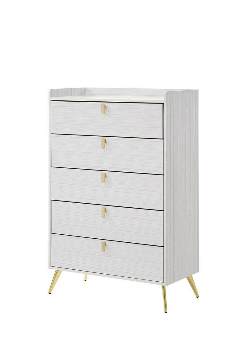 Zeena - Chest - White Finish - Grand Furniture GA