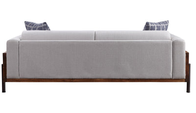 Pelton - Sofa - Fabric & Walnut - Grand Furniture GA