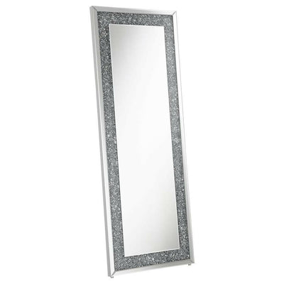 Valerie - Crystal Inlay Rectangle Floor Mirror.