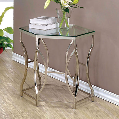 Zola - End Table - Pearl Silver - Grand Furniture GA