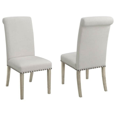 Salem - Upholstered Side Chairs (Set of 2) - Rustic Smoke and Grey.