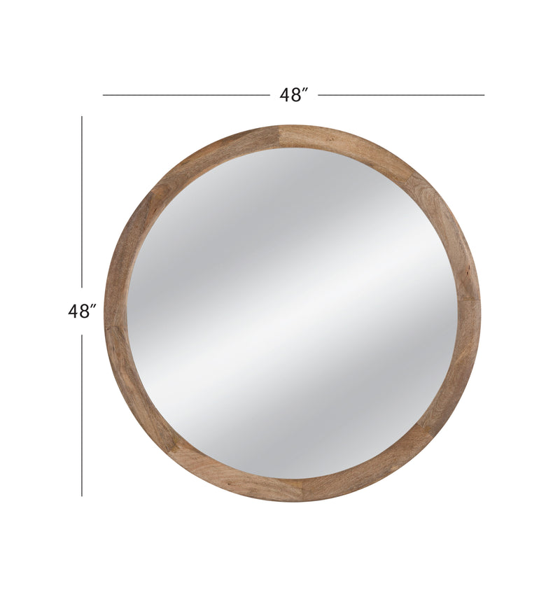 Lennon - Wall Mirror - Dark Brown