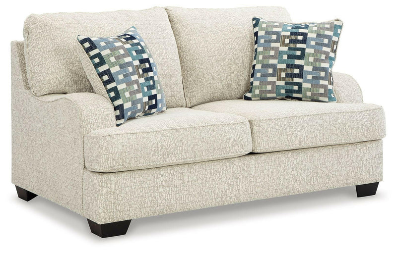 Valerano - Parchment - Loveseat.