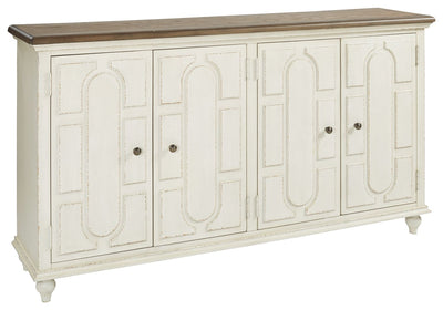 Roranville - Antique White - Accent Cabinet.