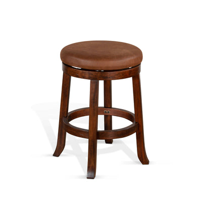 Santa Fe - Swivel Stool With Cushion Seat.