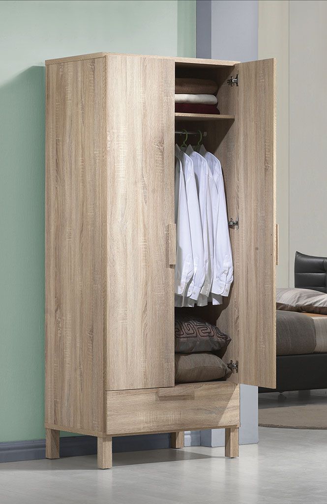 Odella - Wardrobe - Light Oak - Grand Furniture GA