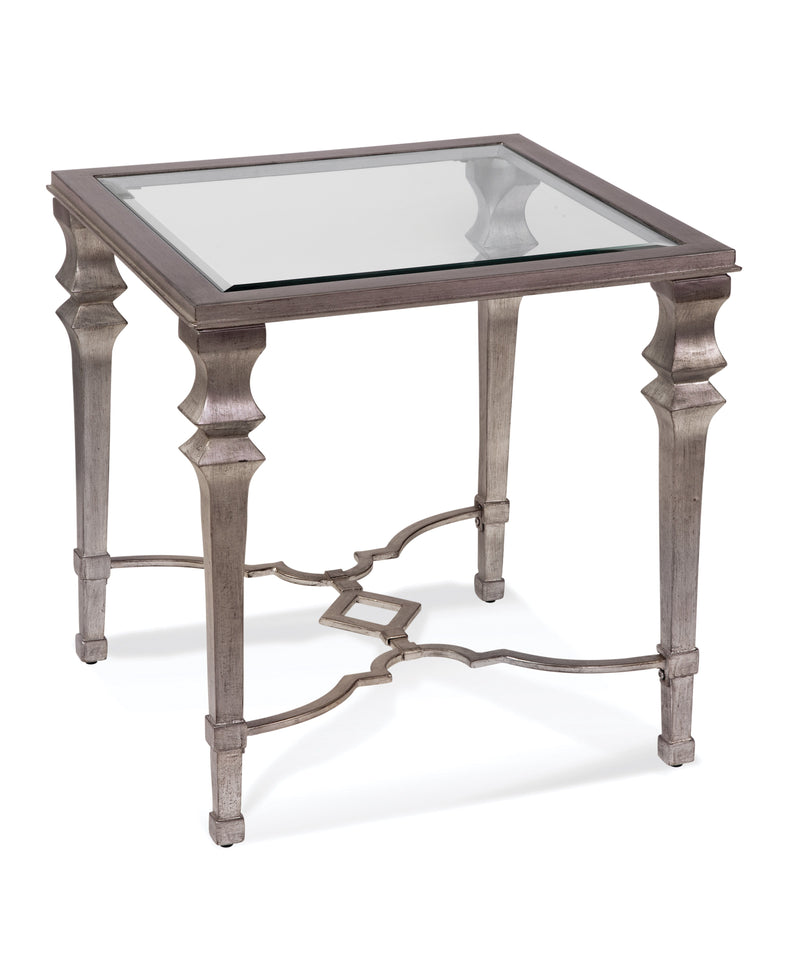 Sylvia - Square End Table - Silver