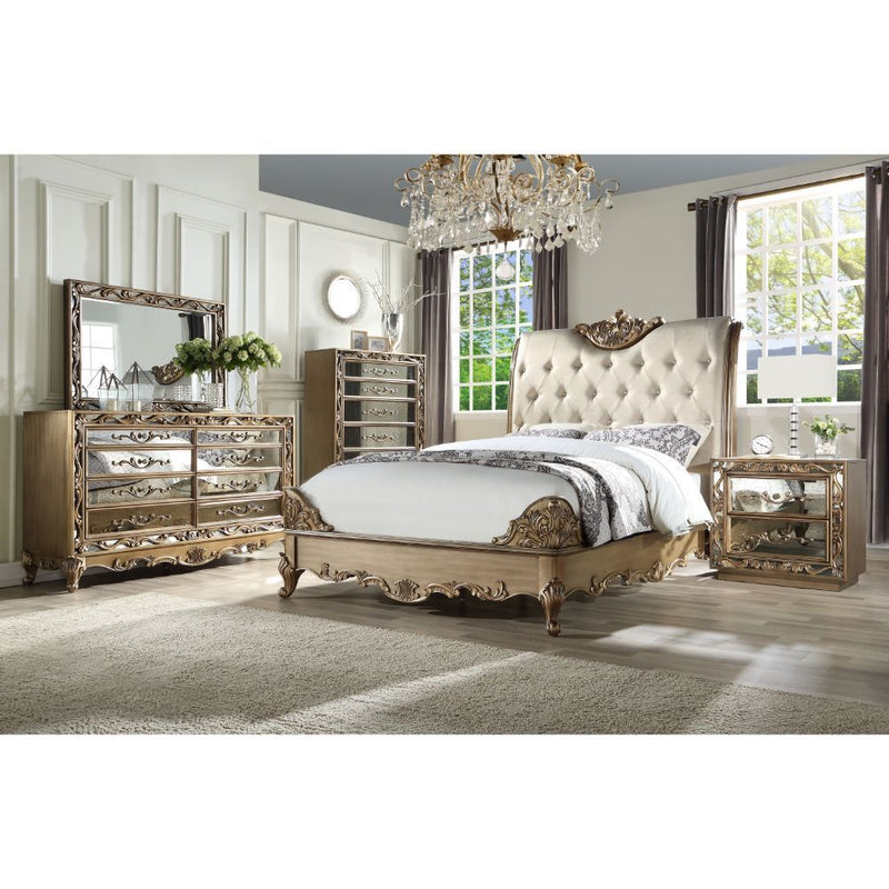 Orianne - Dresser - Antique Gold - Grand Furniture GA