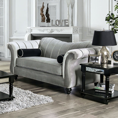 Marvin - Loveseat - Pewter - Grand Furniture GA