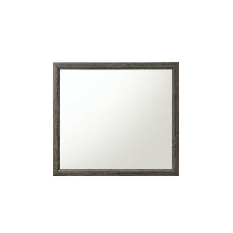 Valdemar - Mirror - Weathered Gray - Grand Furniture GA