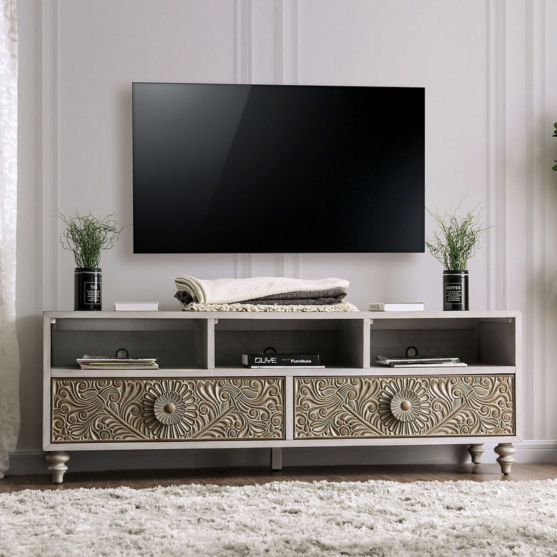 Jakarta - TV Stand - Antique White