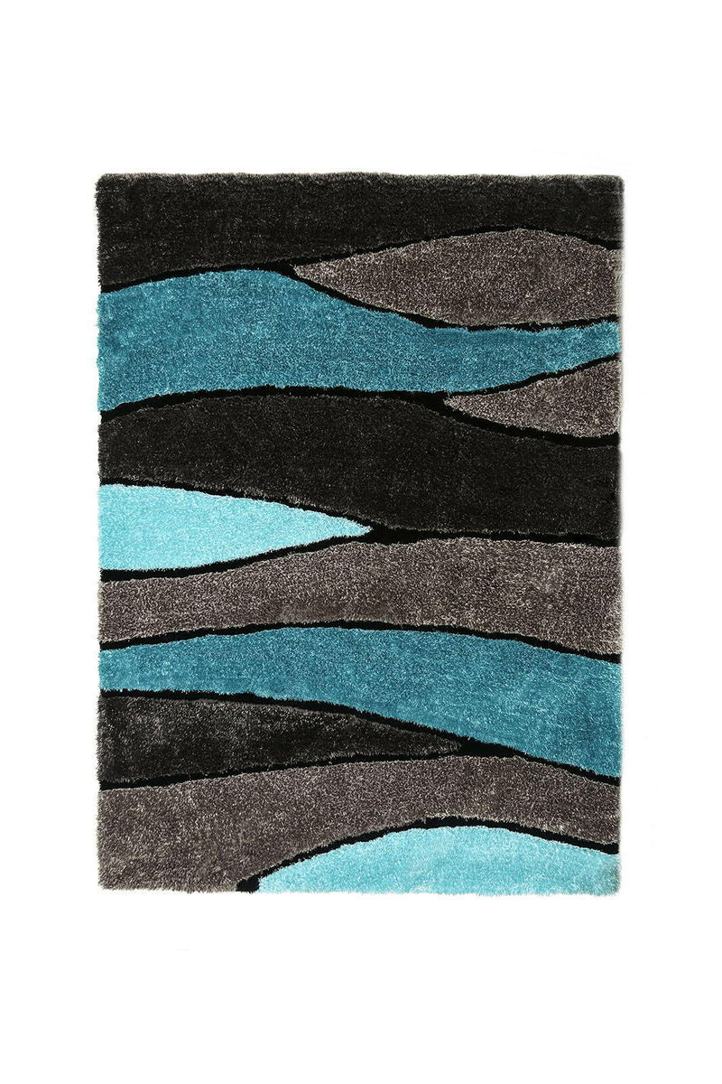 Winnipeg - Area Rug - Gray / Blue - Grand Furniture GA