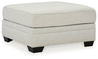 Huntsworth - Dove Gray - Oversized Accent Ottoman.