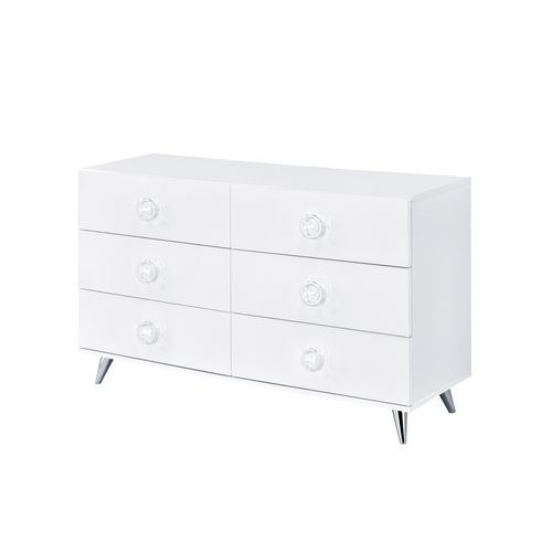 Perse - Dresser - White Finish - Grand Furniture GA