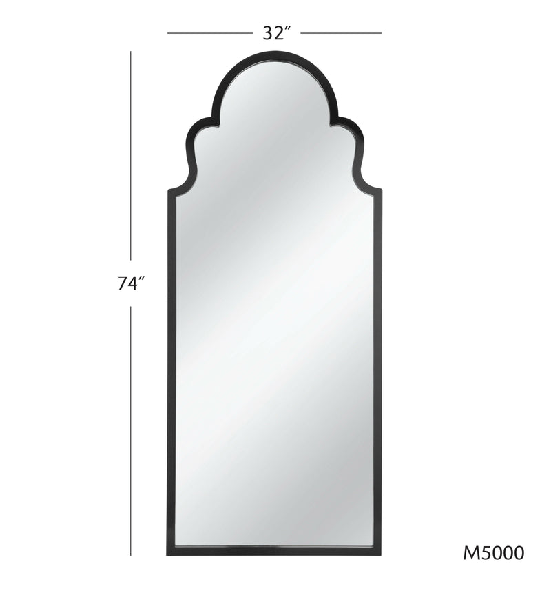 Van - Floor Mirror - Black - Floor Mirrors - Grand Furniture GA